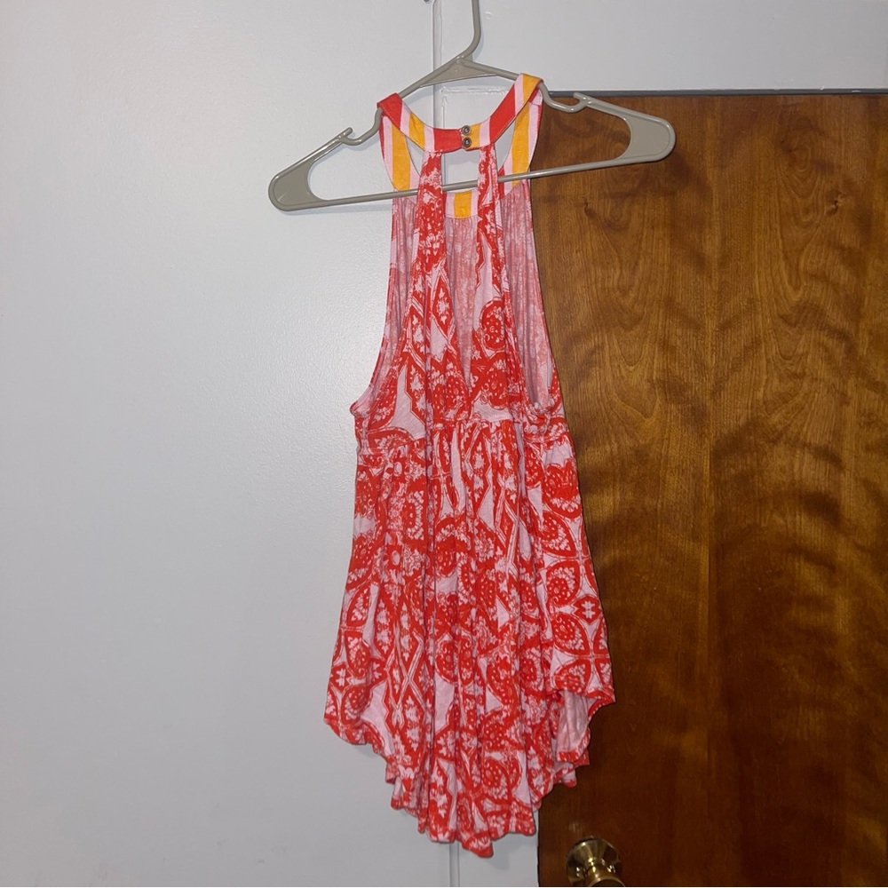 NWT Free People Halter Colorblock Top - Picture 7 of 10